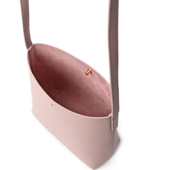 NWOT SAMARA Medium Shoulder Crossbody Shoulder Bag Vegan Leather Peony $125 - Picture 4 of 5